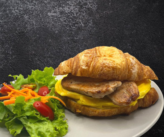 003 Sausage and Egg Croissant Sandwich